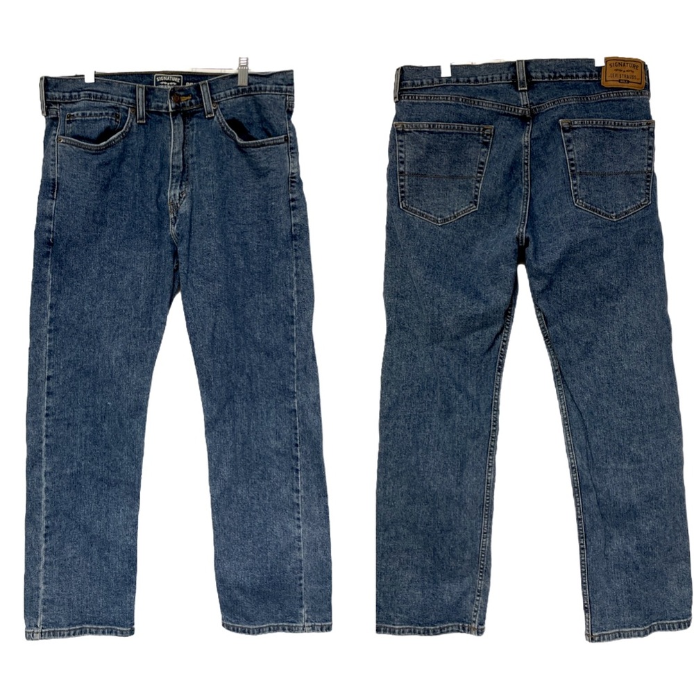 Levi Strauss Signature Regular W34 L29 Blue Jeans